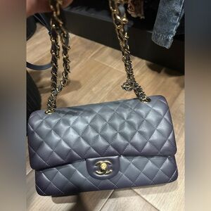 Brand new quilted caviar bag designer